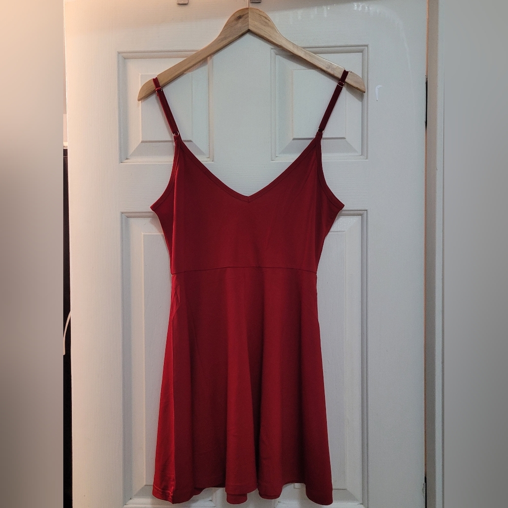 Red Mini Dress - Picture 3 of 4